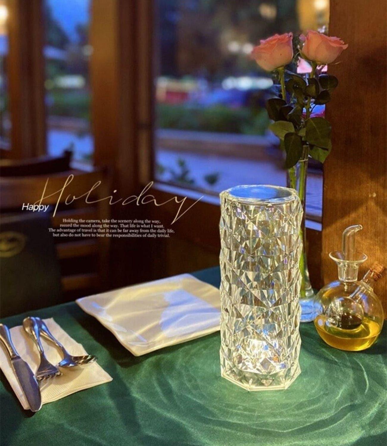 Mesmerizing Crystal Lamp - Enchanting Lights!π«π