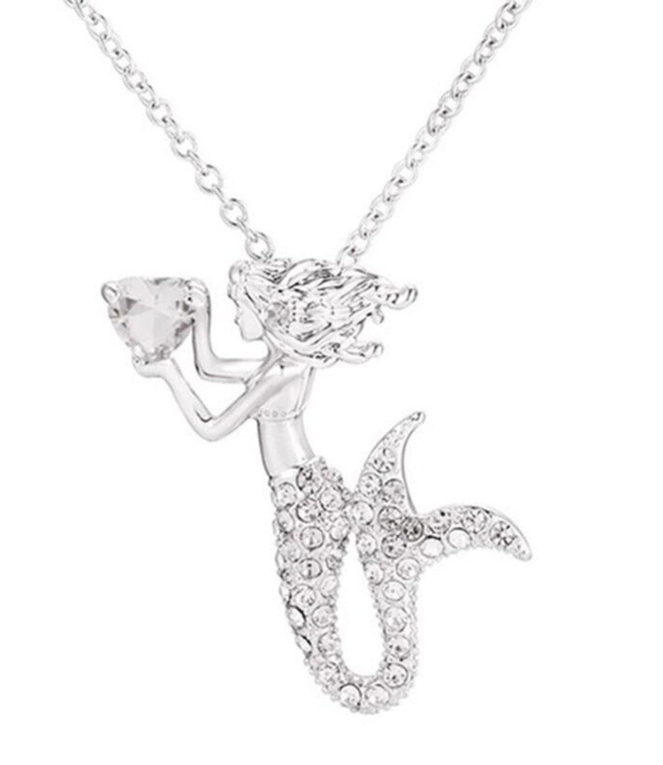Graceful mermaid necklace in purple, symbolizing beauty and femininity. ππ§ββοΈ