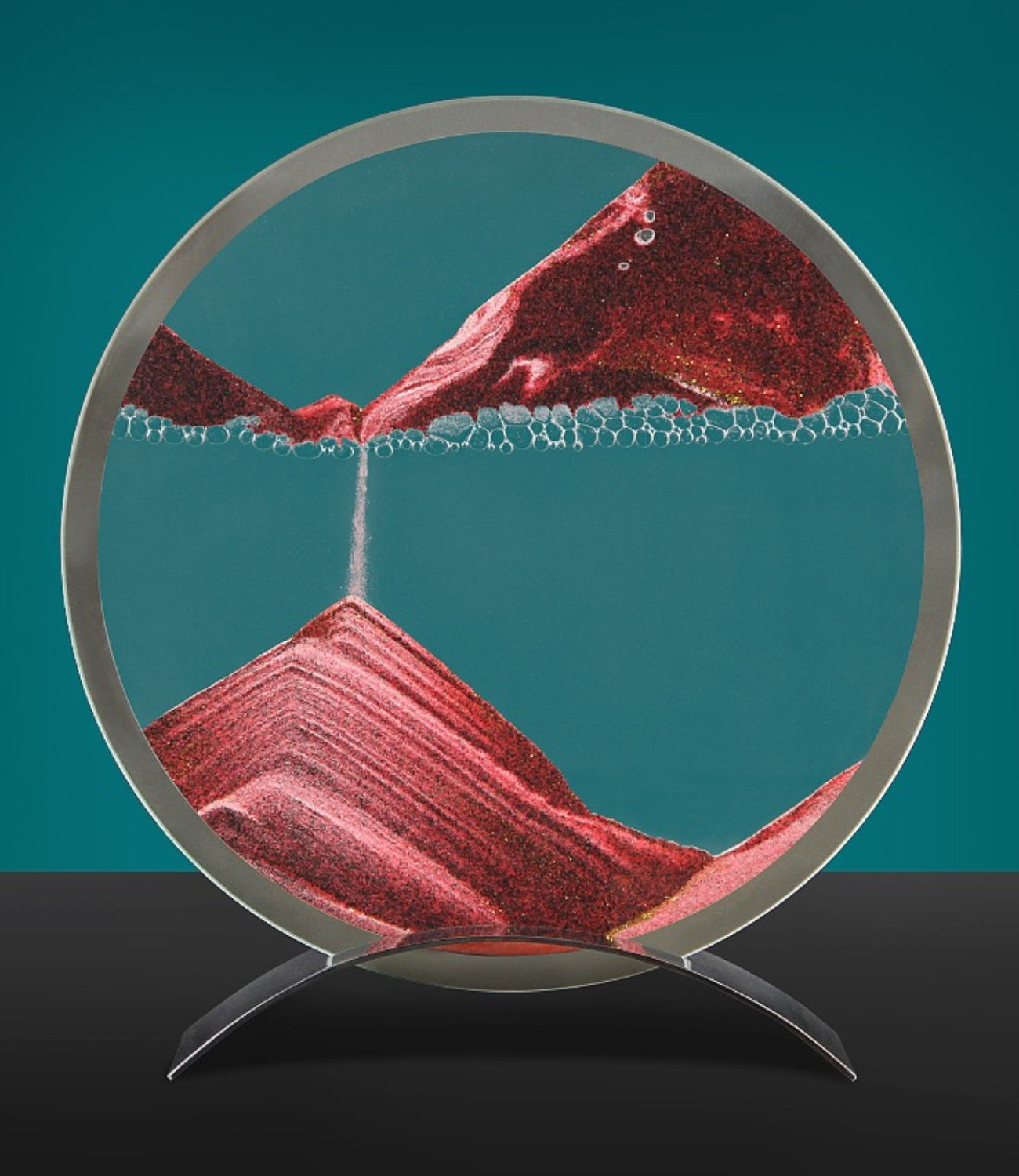 Mesmerizing 3D Quicksand Paintings: Art in Motion π¨