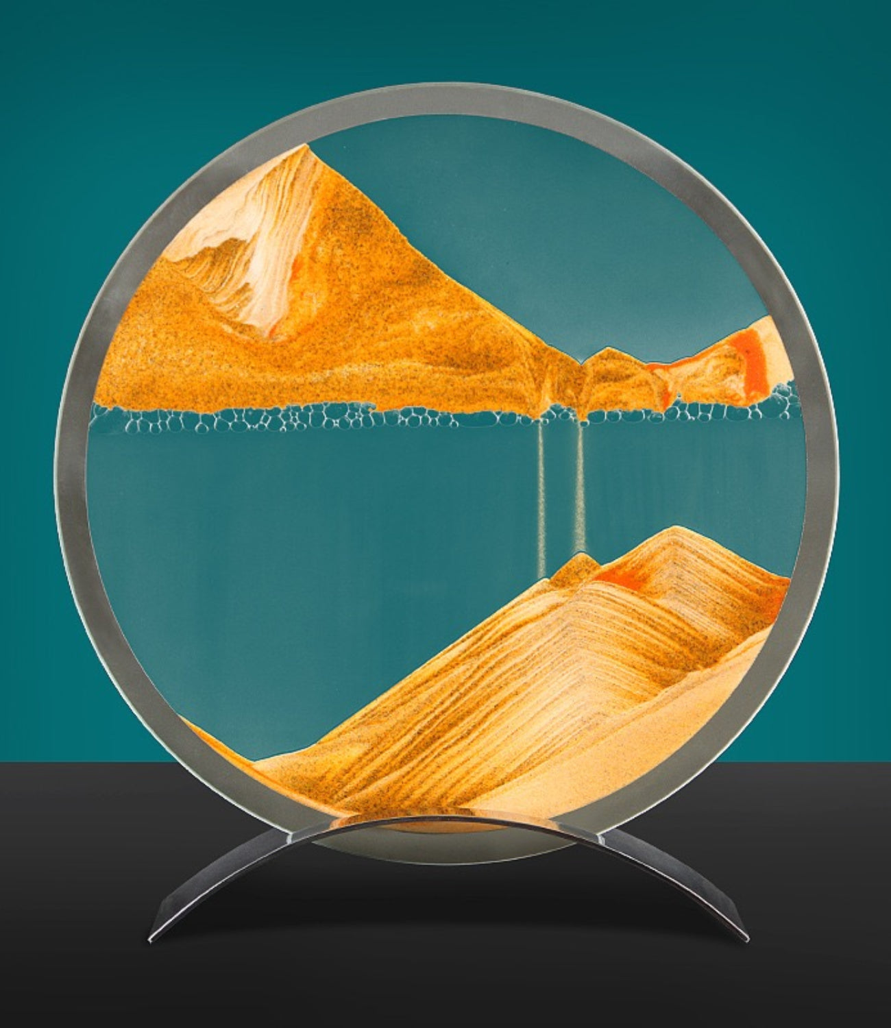 Mesmerizing 3D Quicksand Paintings: Art in Motion π¨
