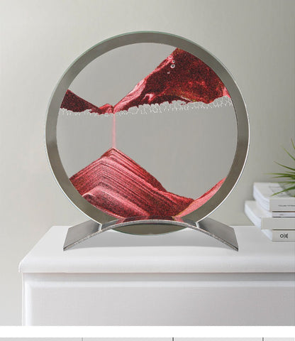 Red Showcase Image on Desk